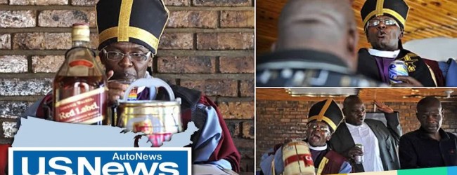 Holy Ghost : New South African Church Celebrates Drinking Alcohol Chase Away Evil Spirits.
