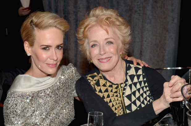 Sarah Paulson Doesn’t Care What Haters Think of Her 32-Year Age Gap With Holland Taylor , “If someone wants to spend any time thinking I’m strange for loving the most spectacular person on the planet, then that’s their problem,” she told the magazine. “I’m doing just fine.”